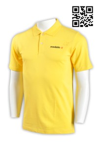P531工作Polo恤 嬰兒零售行業 制服 POLO 媽媽用品銷售人員 Polo恤公司    黃色
